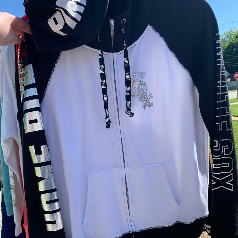 Pink Victoria Secret Chicago White Sox hoodie large